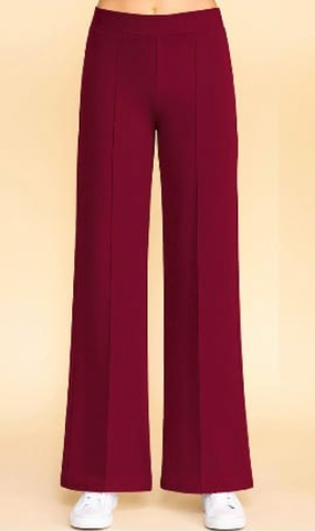 Pantalon strech semi acampanado pierna ancha