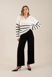Pantalón Mujer Talle Alto Elegante Formal Oficina Moda Casual