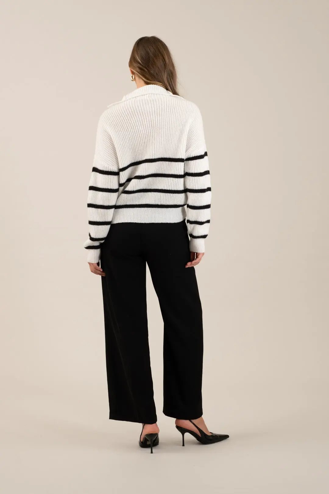 Pantalón Mujer Talle Alto Elegante Formal Oficina Moda Casual by Yanet Collective
