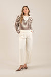 Pantalón Mujer Talle Alto Elegante Formal Oficina Moda Casual