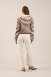 Pantalón Mujer Talle Alto Elegante Formal Oficina Moda Casual