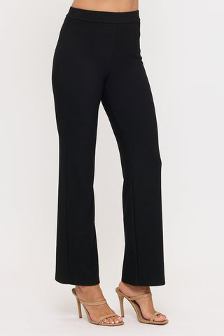 Pantalón Negro Recto de Vestir 👖 Estilo Clásico y Cómodo para Mujer | Boutique Yanet