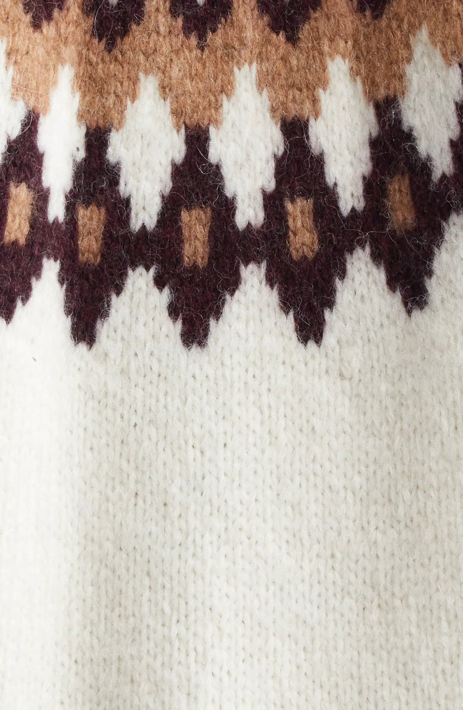 Suéter estilo Fair Isle – cuello redondo y diseño invernal by Yanet Collective