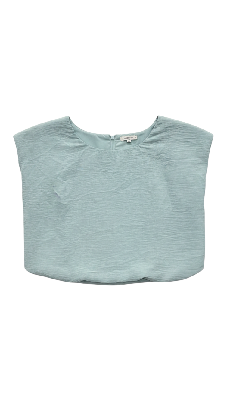 Blusa Azul Cielo de Textura Ligera - Estilo Boutique