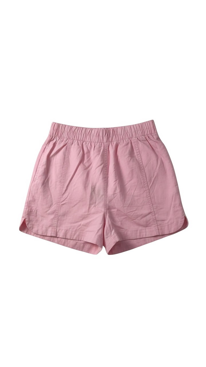 Pink Relaxed Fit Shorts with Side Pockets