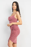 Vestido corto rosa