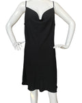 Vestido corto negro