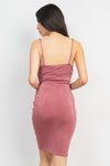 Vestido corto rosa