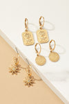 Trío de aretes