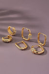 Aretes 3 en 1