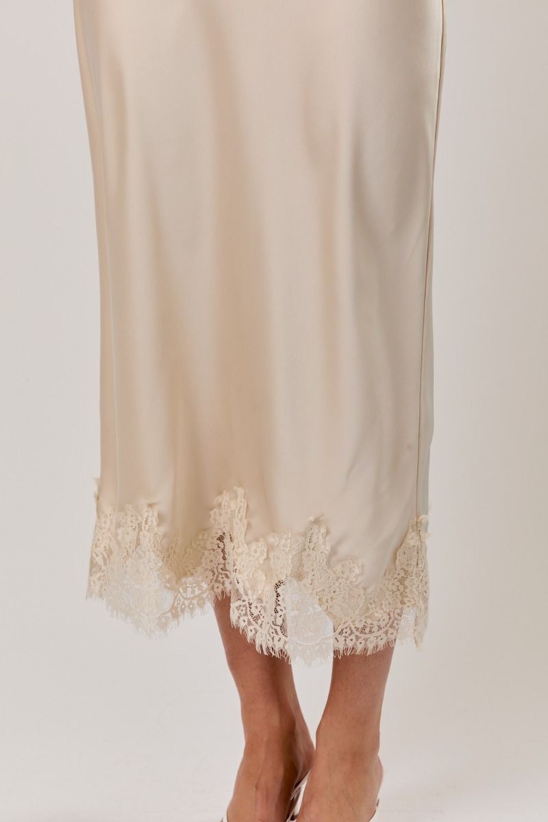 Falda Beige