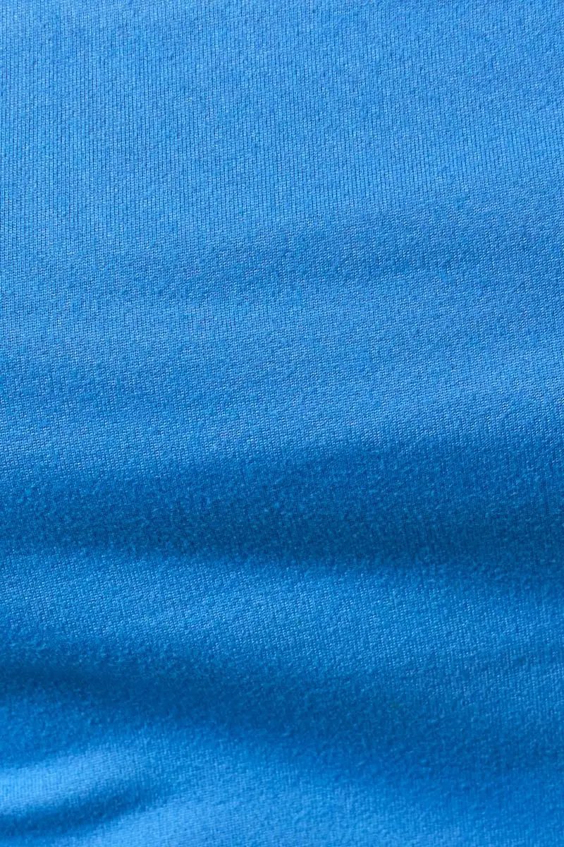 Lelis Bright Blue Strapless Tube Top – Stretch Knit Crop Top - Tops
