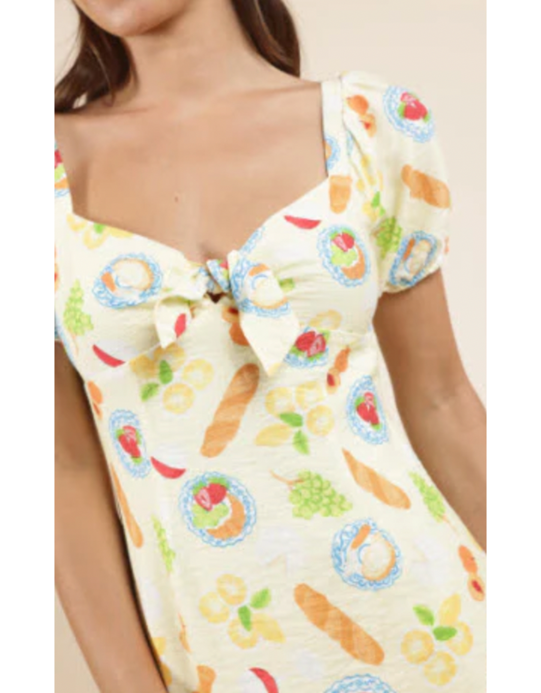 Vestido Amarillo Mujer Verano Corto Casual Amarillo Mantequilla Verano by Yanet Collective