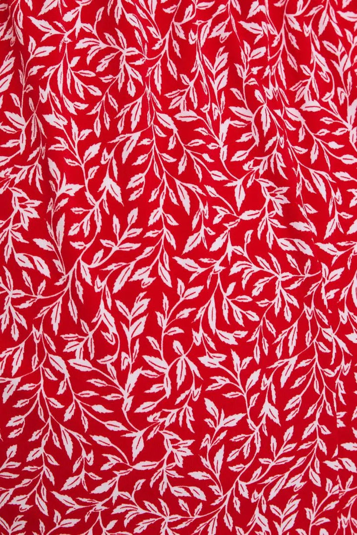 Gilli Round Neck Sleeveless Bow Halter Top – Flowy Printed Summer Blouse - Tops