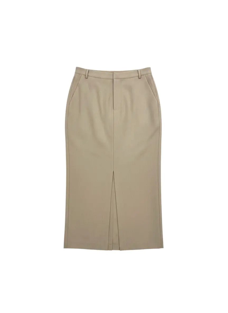 Falda beige by Yanet Collective