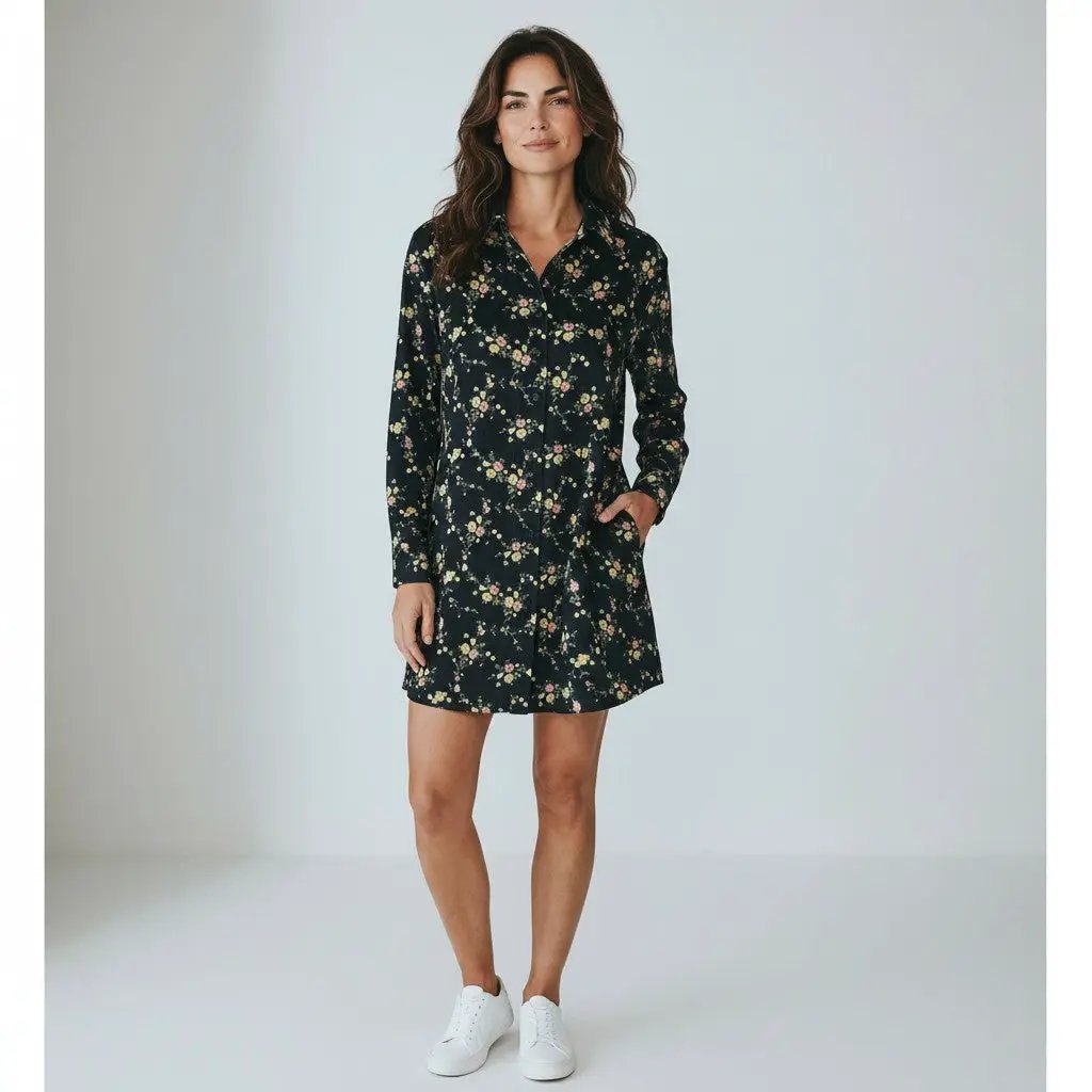 Blusa blusón vestido manga larga by Yanet Collective