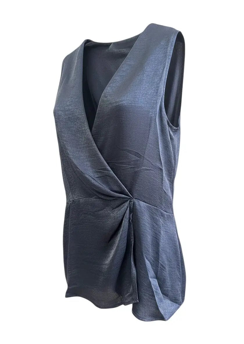 Yanet Collective Blusa azul cruzada - Blouses
