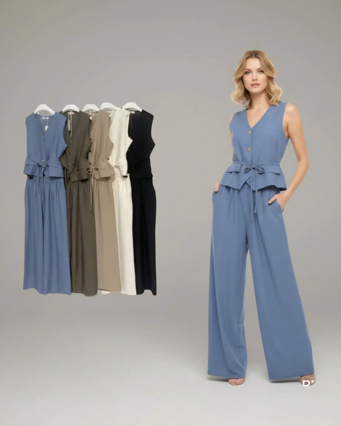 Set chaleco y pantalón by Yanet Collective