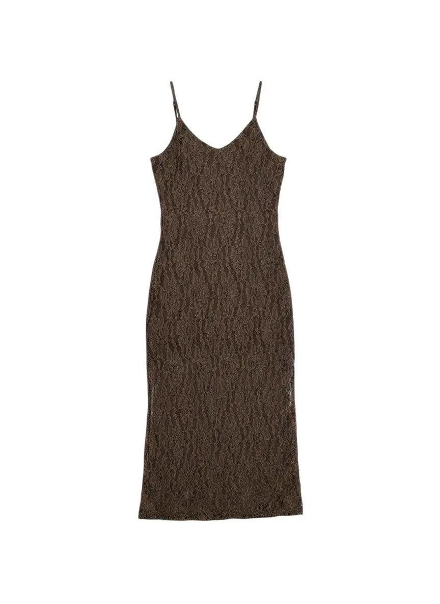 Vestido encaje verde by Yanet Collective