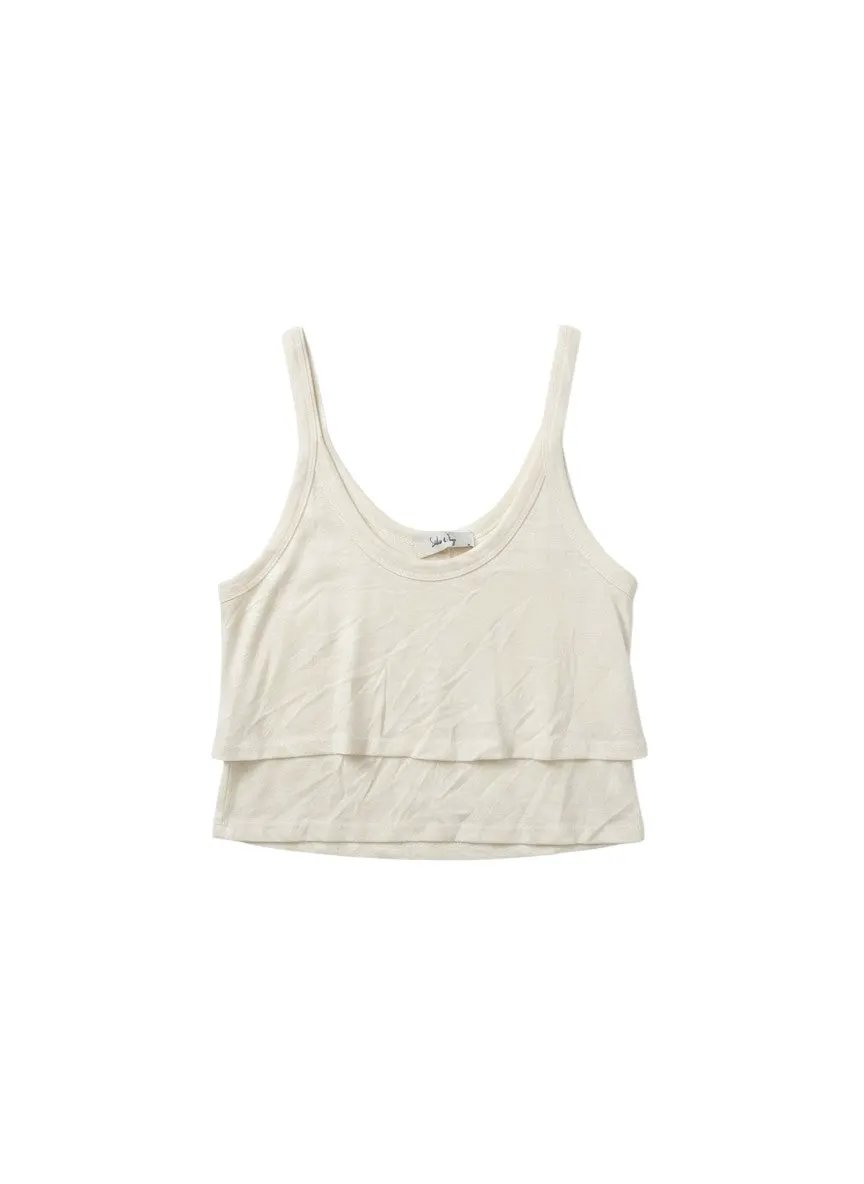 Blusa top blanca by Yanet Collective