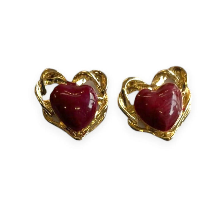 Aretes Vintage Corazon by Yanet Collective