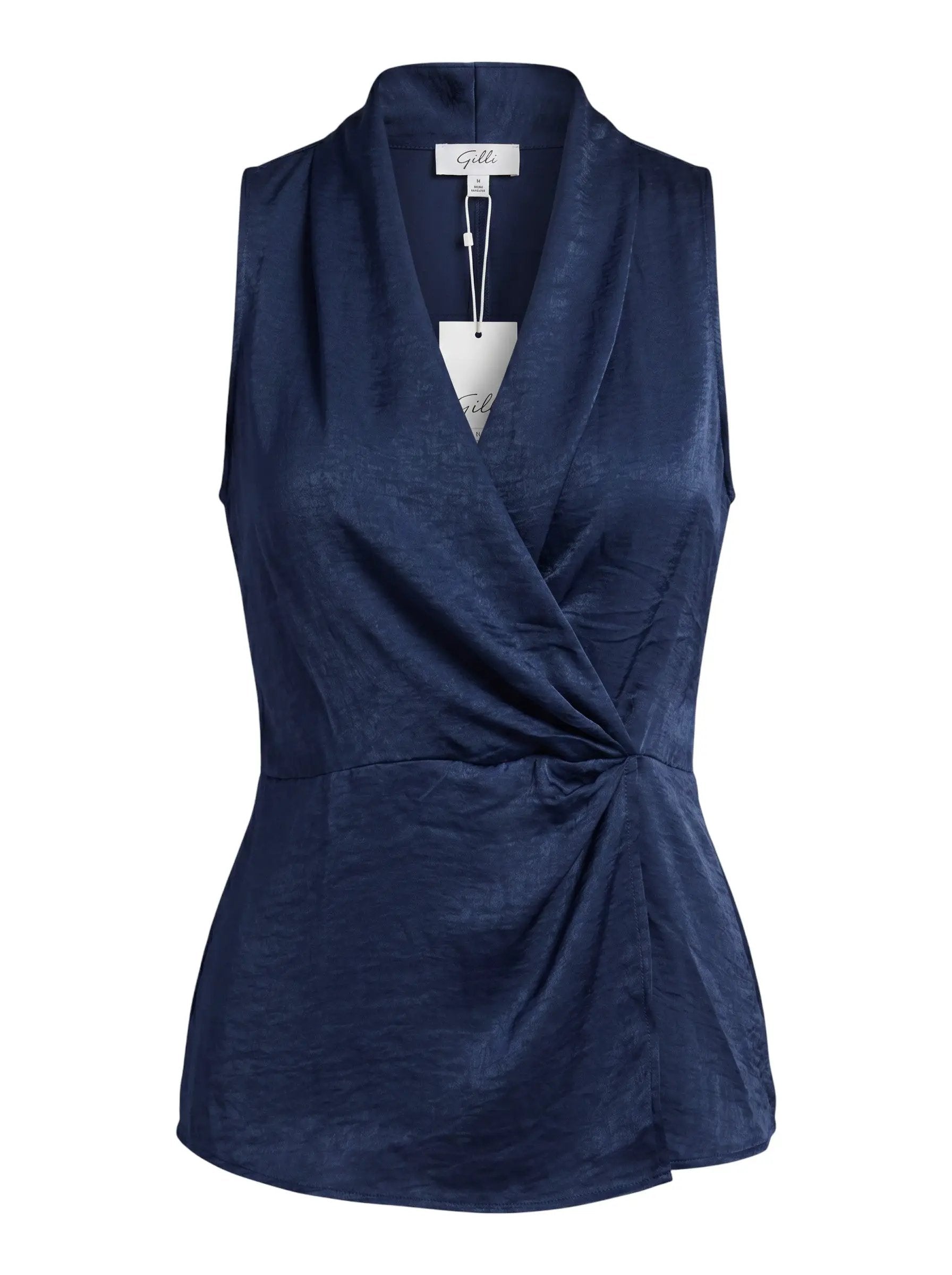 Yanet Collective Blusa azul cruzada - Blouses