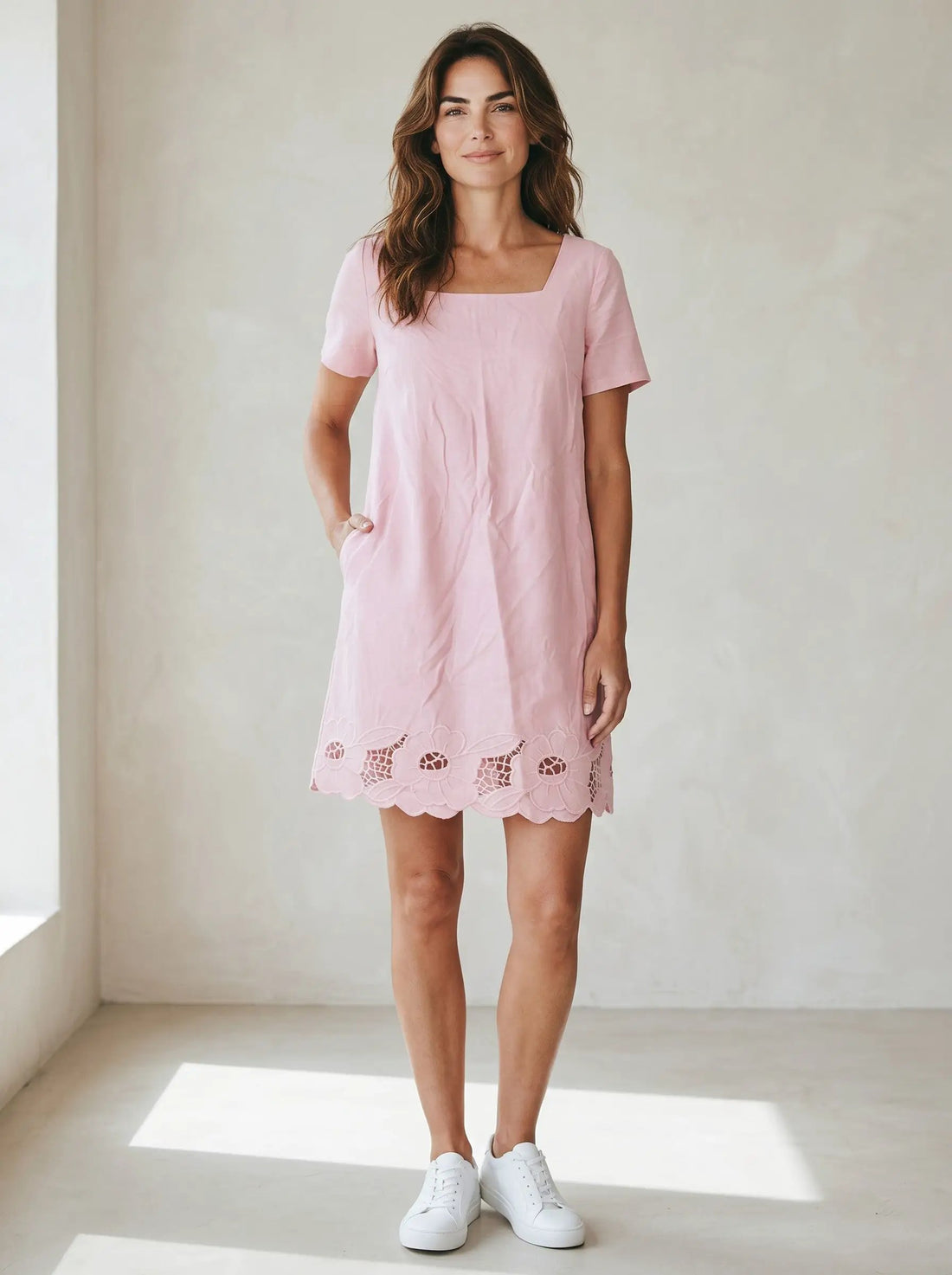 Vestido rosa by Yanet Collective