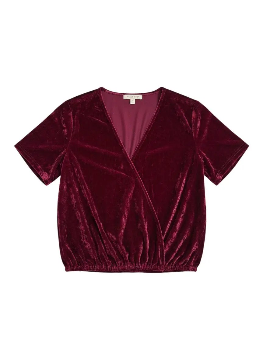 Blusa rosa velvet by Yanet Collective