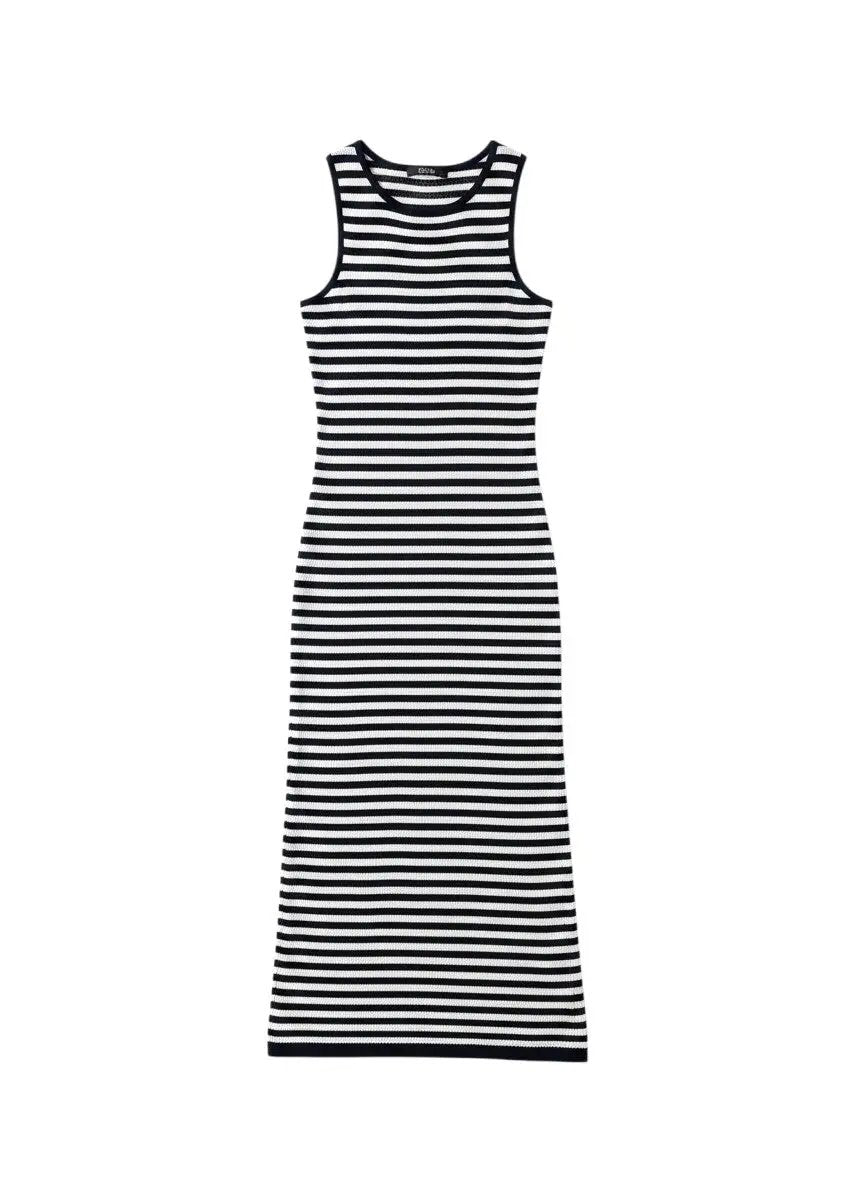 Vestido largo de rayas by Yanet Collective