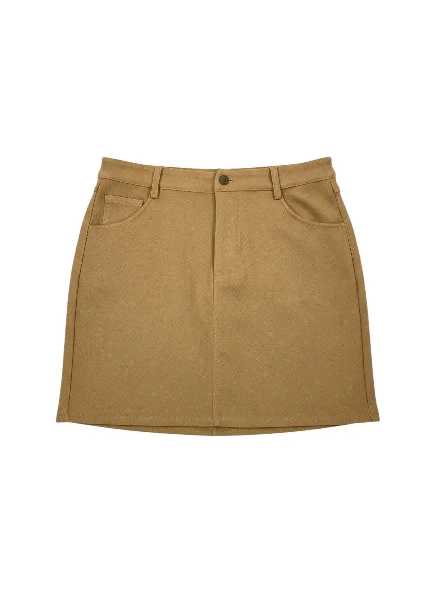 Falda kaki by Yanet Collective