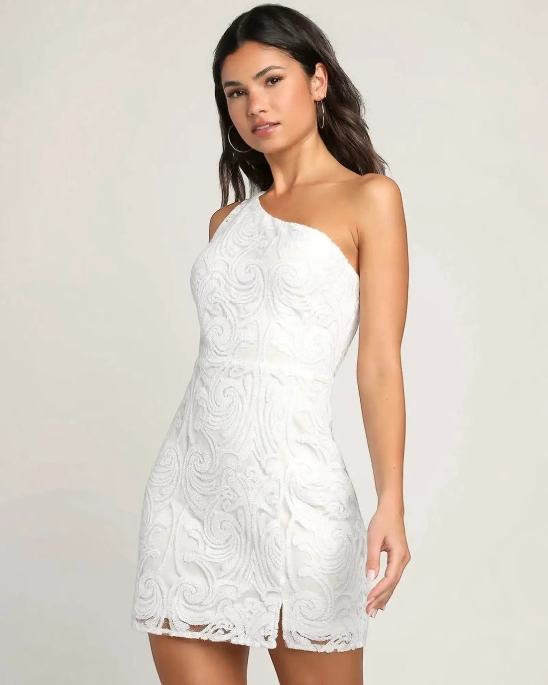 Vestido blanco encaje by Yanet Collective