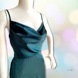 Vestido largo verde