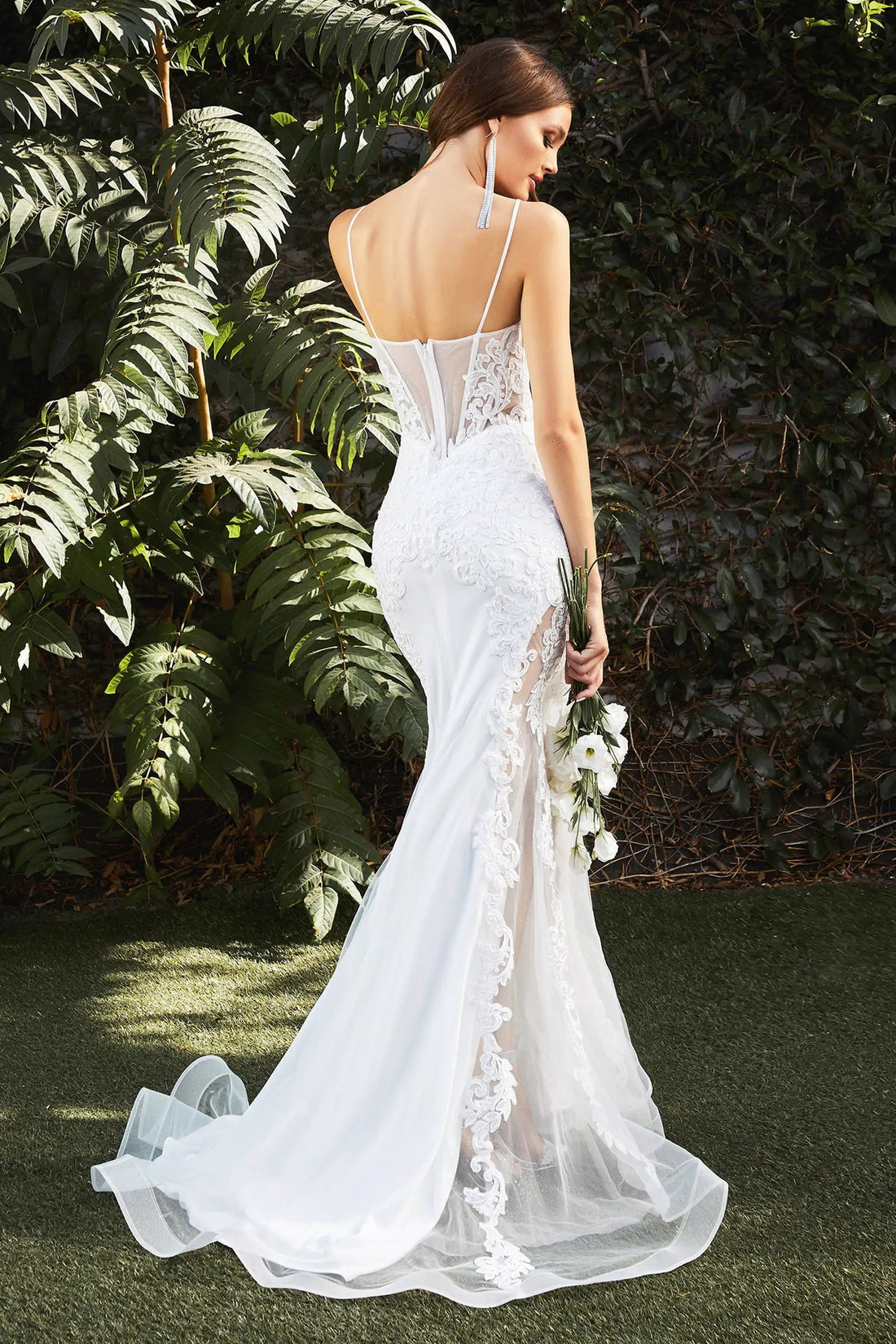Vestido largo de novia CD937w by Yanet Collection