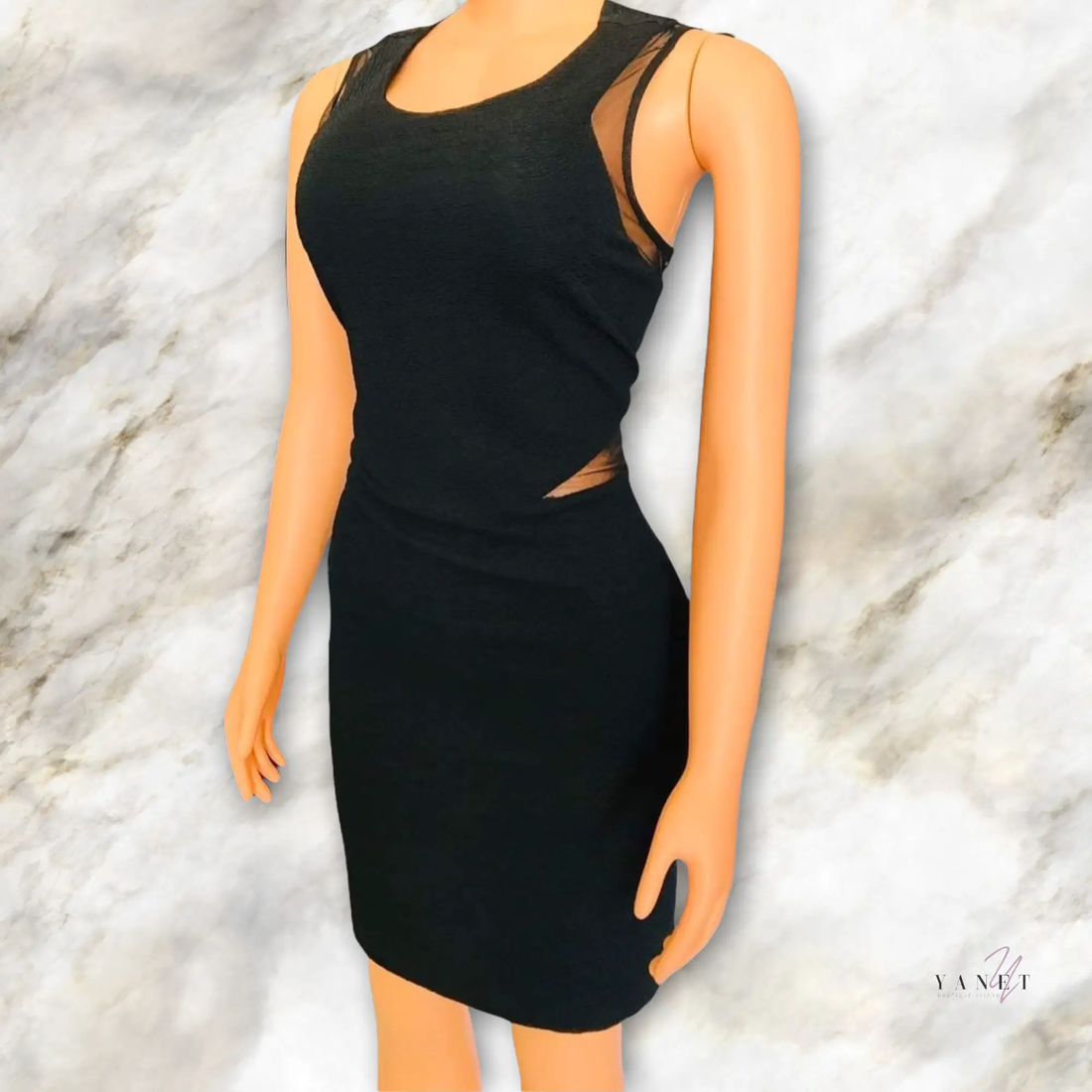Vestido corto negro by Yanet Collection