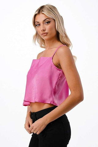 Blusa rosa de tirantes